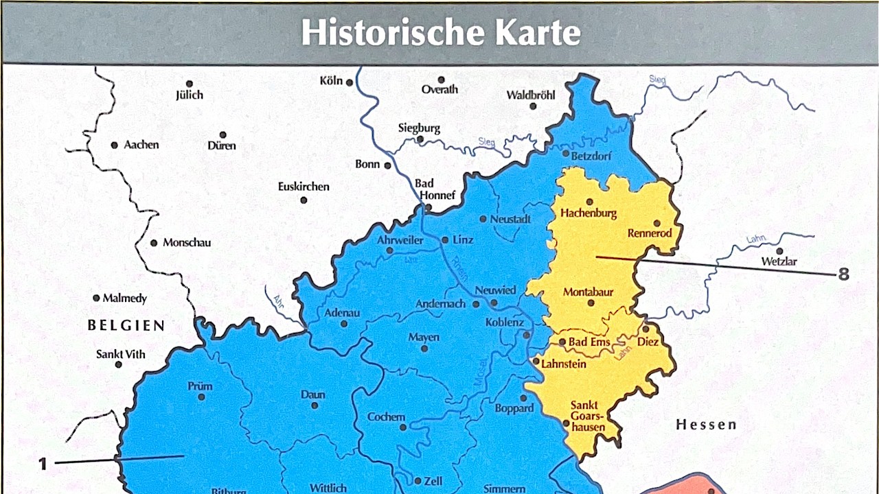 Kartographie: Landesamt für Vermessung und Geobasisinformation Rheinland-Pfalz, Koblenz