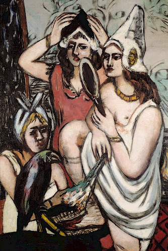 Max Beckmann, Vor dem Kostümfest, 1945, Öl/Leinwand, Inv.-Nr. 78/100