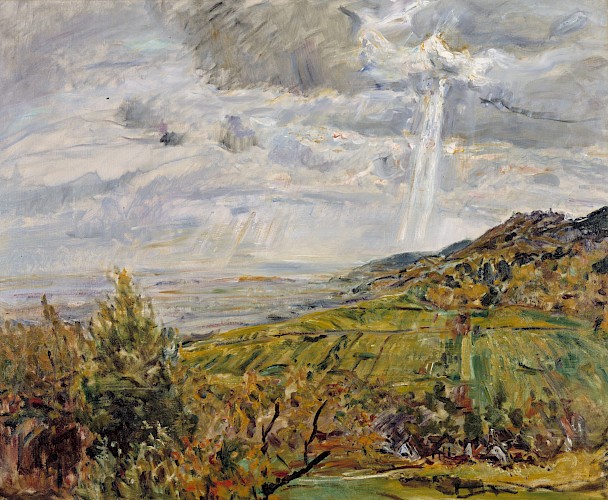 Max Slevogt, Gewittersturm im Frühherbst bei Neukastel, 1925, Öl/Leinwand, Inv.-Nr. 87/30