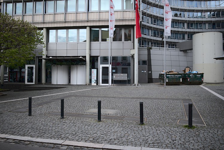 Standort der ehemaligen Judenwache in der Klarastraße