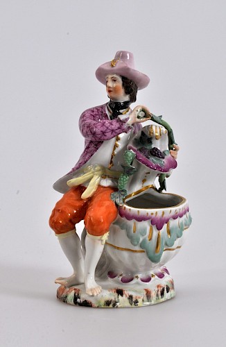 Johann Gottfried/Höchster Manufaktur, Tafelaufsatz mit den vier Jahreszeiten, Porzellan, um 1750, Inv.-Nr. KH 1926/32 d