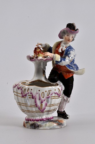 Johann Gottfried/Höchster Manufaktur, Tafelaufsatz mit den vier Jahreszeiten, Porzellan, um 1750, Inv.-Nr. KH 1926/32 e