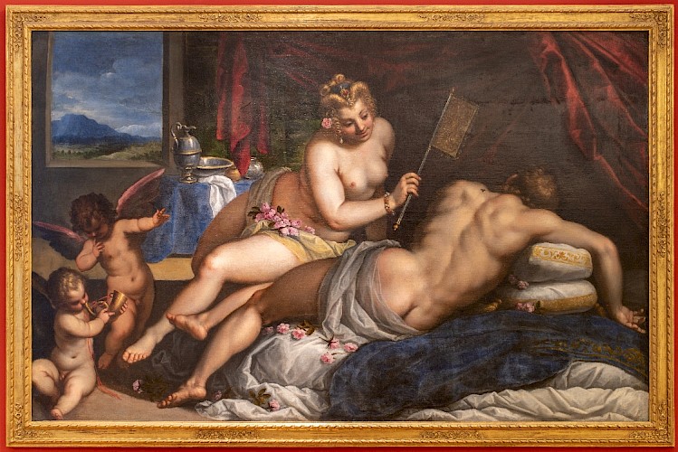 Palma, Jacopo Negretti, gen. Palma il Giovane (1544−1628) Venus und Adonis, um 1610 Öl/Lwd.,  Inv. Nr. 229