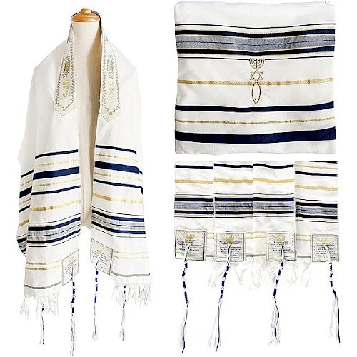 Tallit (Gebetsmantel), © Jüdische Kultusgemeinde Mainz-Rheinhessen