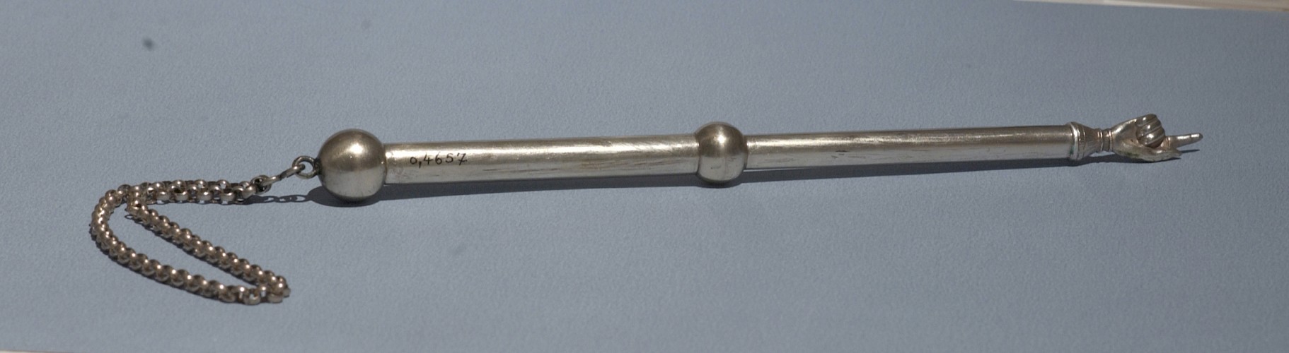 Yad (Tora-Zeiger), Mainz, 1910, Silber © GDKE, Direktion Landesmuseum Mainz, DL LMM