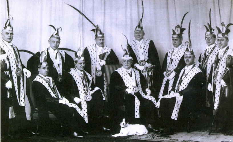 Elferrat des Binger Karneval Vereins (1929), © Binger Karneval Verein, gegr. 1833 e.V.