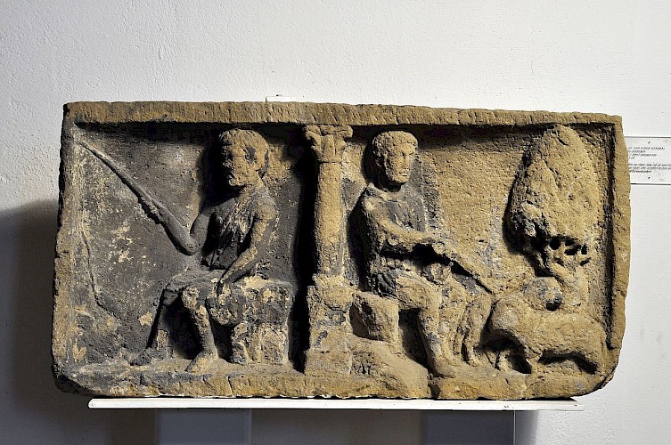 Mainz, Gutenbergplatz (1873). Ende 2. / 1. Hälfte 3. Jahrhundert, Sandstein GDKE, Direktion Landesmuseum Mainz